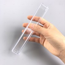 플라스틱 사각 투명 펜 볼펜 만년필 샤프 연필 필기구 필기 도구 케이스 상자 박스 선물 포장 필통 판촉