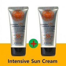 코랜스-인텐시브 UV 선블럭 선크림 70ml x2개 .자외선차단/메이크업.베이스겸용-사은품증정, 상세페이지 참조, 상세페이지 참조