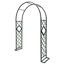 덩굴시렁 넝쿨장미 지주대 정원용품 철제 포도나무, 블랙 2.2x2.3m