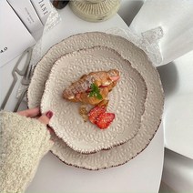 프랑스 수입 유럽풍 예쁜 접시 남대문 영국 그릇 물결 무자기 아울렛 일산 일본 폴란드 레트로 브랜드 쓰임 분식집 명품 사기 구절판 브런치, 단일사이즈, B