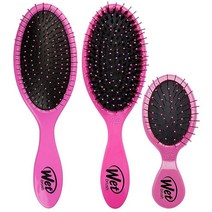 Wet Brush 오리지널 디탱글러 헤어 브러시 - 핑크 (3팩), Pink_Pack of 3