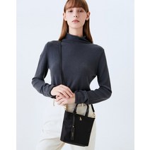 23SS [SAVER] 블랙 나일론 퍼피 로고 나일론 미니 토트 겸 숄더백 HIBA3E940BK