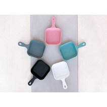 찐스 사각앞접시 홈파티손잡이앞접시