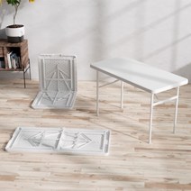 진열 행사 매대 가판대 좌판대 바퀴 휠 2단 접이식 과자 간식 진열대, 1, 1.22m리프팅폴딩롱테이블그레이(4단)