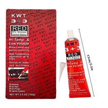 필러 접착제 방수 실리콘 개스킷 실란트 빨간색 RTV 메이커 다목적 엔진 금속 유리 목재 고무용 100g, 1.1pcs