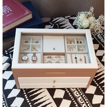 인테리어보석함 귀걸이 목걸이 악세사리보관함 유리보석함 고급보석함