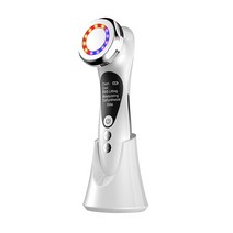ANKRIC 갈바닉 고주파 마사지기 핫앤쿨 LED 피부마사지기, 화이트, R13
