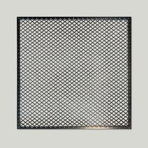 더웨스트 인테리어 메쉬망 블랙 화이트 철망 메탈라스 매쉬망 익스펜디드메탈 벽걸이 망, 1. 100x100