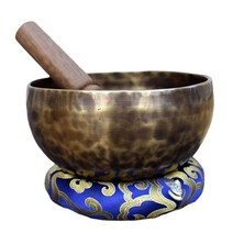 이도다완 접시 이천 도자기 사기 4인 그릇 세트 대형 노래 그릇 단조 티베트어 사운드 테라피 스파 공명, 06 26cm