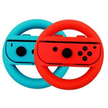 레이싱휠 유로트럭핸들 레이싱 게임장비 시뮬레이터 거치대 레이싱 게임 컨트롤러 PC 게임패드 용 스티어링, 한개옵션1, 01 Red-blue