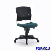 Foryou2862 사원용 회전의자 플러키 팔무 사출 쿠션 사출발 의자 공부, 블랙 레드