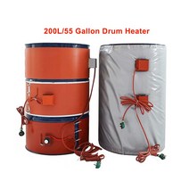 드럼 밴드 히터 통 페인트 데우기 원통 말통 200L, 1740x250mm