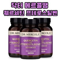 [3통기획] 닥터 메르콜땡 퀘르세틴 프테로스틸벤 캡슐 60개입 머콜라 메르콜라, 60정, 3개