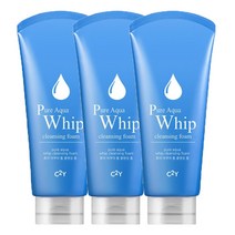 [C2Y] 퓨어 아쿠아 휩 클렌징폼 폼클렌징 220ml 3개 대용량 세트 / 누적판매 100만개