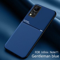 인피닉스 노트 11s 프로 X663 TPU 실리콘 플라스틱 후면 커버 코크 고급 질감 가죽 휴대폰 케이스, 04 Infinix Note 12, 02 Blue
