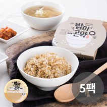 [다신샵] 밥이곤약 귀리 5팩 / 저탄수 즉석 곤약잡곡밥, 단품