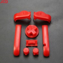 게임 악세사리 용품 JCD-고품질 AB 컬러풀 L R 버튼 키패드 1 세트 게임보이 어드밴스 프레임 GBA D 패드, 한개옵션1, 06 red