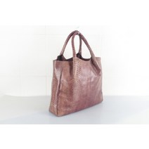 100% 리얼 뱀피 파이톤 숄더백