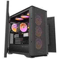 darkFlash DLX200 MESH RGB 강화유리 블랙 미들타워 케이스, 1개, 선택하세요