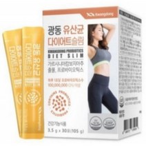 광동생활건강 광동 유산균 다이어트 슬림 3.5g x 30포, 5개