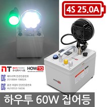 하우투 60W 집어등 6.2시간 실속형 낚시 갈치 호래기 써치 랜턴 램프 낚시용품 PR-H60W-250D, 하우투 60W 6.2시간 (PR-250D)고속충전기업글