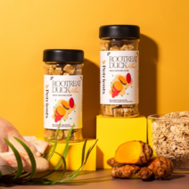 펫트리언츠 루트릿 덕 강아지 고양이 동결건조 간식 85g, 옐로우, 2개