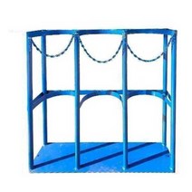 가스통 거치대 가스 용기 캐비닛 보관함 안전 보관대, 40L 4병 홀더 100x115x25cm