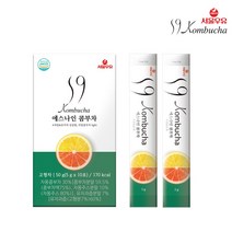 (1+1)서울우유 에스나인 콤부차 자몽&유자 (10+10포), 단품