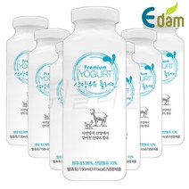 이담 산양유 발효 유산균 플레인 요구르트, 7개입, 150ml