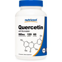 퀘르세틴 + 브로멜라인 120캡슐 1병, 단품, 단품