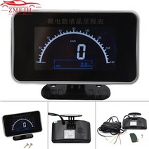 속도 측정기 타코미터 스피드건 타코메타 12V/24V 자동차 트럭 2 IN 1 기능 디지털 속도계 주행 거리계 게, 한개옵션0