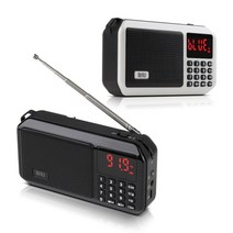 [브리츠 공식 대리점] BZ-LV980 휴대용 블루투스 라디오 MP3 스피커/캠핑용/등산용, 화이트