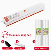 고성능 진공 포장기 So미국 Vide 실러 220V110V 식품 저장 포장 가방, CHINA_orang-2pcs-20cm | US 110