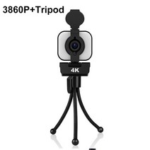 유튜브 방송용 웹 캠 웹캠 화상회의 시스템 영상회의 회의실 카메라 컴퓨터 화상 노트북 Tid 100P 4K 풀 HD, 02 3840P FixedFocus