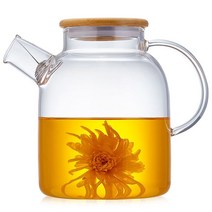MONTHERIA 몬테리아 다기세트 내열유리 티포트 찻잔세트 선물용다기 도자기 찻잔 세트1000ML, 1800ML주전자1p