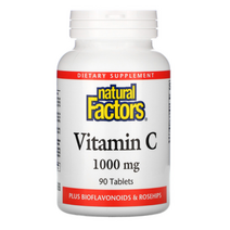 [핫딜][오늘출발][90정] 네츄럴팩터스 고용량 고함량 비타민C 1000 아스코르빈산 바이오플라보노이드 비타민씨 영양제, #할인# 90정 x 2개