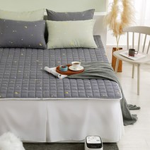 더온 별앤달 온수/온열/카본/전기매트커버 싱글(S).퀸(Q), 딘그레이