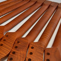 바이올린 메이플 지판 일렉트릭 기타 교체품 포함 로스티드 넥 매트 Fende ST/TL 스타일 22 프렛