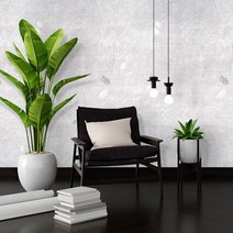 접착식 단열벽지 1mX2.5m_결로 곰팡이방지 보온 방한 난방 셀프 도배 인테리어 시공 폼 포인트 벽지 시트지, 라이즈 민들레 그레이