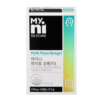 파이토 식물성오메가3 조류 식물성 오메가3 dha epa 비타민D 미세조류 해조류 캡슐 임산부 어린이 청소년 성인 여성 남성 영양제 건강식품 일동제약 마이니, 60캡슐, 1개