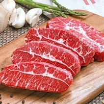 미국산 부채살 스테이크 1kg 2kg 소포장 부터 냉동 소고기 미니 스테이크 쇠고기 구이용 수입산, 1kg(포장단위 100g), 1개