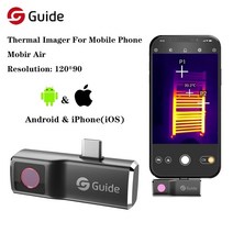 열화상카메라 열 카메라 적외선 스마트폰 25hz 이미징 온도 기기에 사용되는 mobir air 화상, 안드로이드 버전