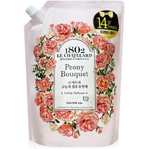 르샤트라 섬유유연제 피오니부케 리필, 1600ml, 2개