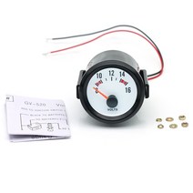 유면계 유량계 AD 2 "52mm 블루 LED 자동차 게이지 오일 압력 게이지 PSI 바 터보 부스트 게이지 12, 07 Volts Gauge