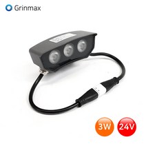 그린맥스 24V 투광등 라운드 3W *경관조명 간접조명 간판조명 작업등, 1개, 라운드 3W 6000K