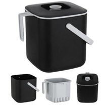 SOW 냄새없는 가벼운 음식물 쓰레기통 블랙, 3L