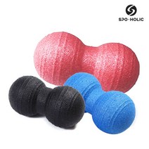 땅콩 마사지볼 스포츠홀릭 마사지기 땅콩볼 맛사지볼 [9100499EA], 1개, 대형레드