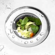 주방싱크대 배수구망 스텐덮개 싱크대 개수개 거름망, 2스텐싱크거름망-중