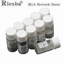 솔더 페이스트 크림 1pcs 0.250.76MM Sn63 Pb37 25k 납 볼 병 BGA 리볼링 도구 용, 1pcs 0.65mm 25K, 09 1pcs 0.65mm 25K