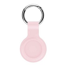 일본정품 wakarigo for airtag 보호 커버 위치 추적기 카라비너 ​​포함 충격 방지 방수 편리 여행 충격 방지 경량 소형(핑크)